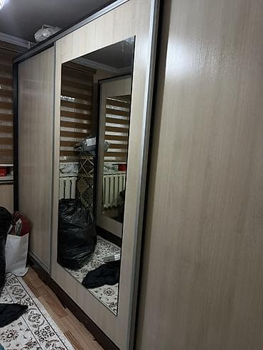 зеркало переносное в полный рост: Шкаф купе, Б/у, С зеркалом, ЛДСП — 3