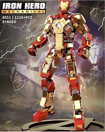 peg prego: Конструктор Железный человек, 1126 деталей Доставка бесплатно — 3