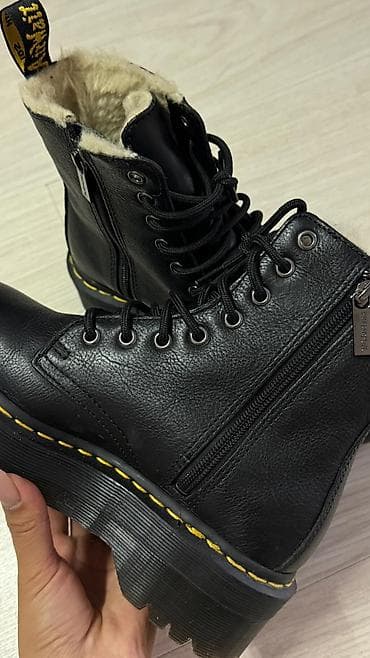 dr martens: Купила в Америке зимние кожаные ботинки на шнуровке с молнией новые — 1