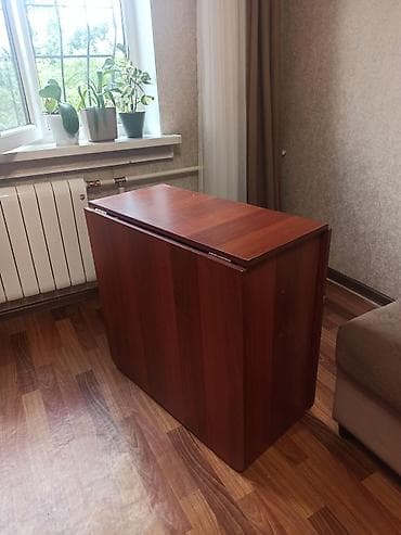трансформер столы: Стол трансформер Для зала, Стол-книжка, цвет - Коричневый — 1