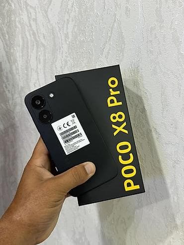 Poco X8 Pro, Б/у, 256 ГБ, цвет - Черный, 2 SIM — 4