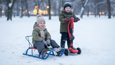 трехколесный велосипед: Детский самокат, Трёхколёсный, Б/у — 1