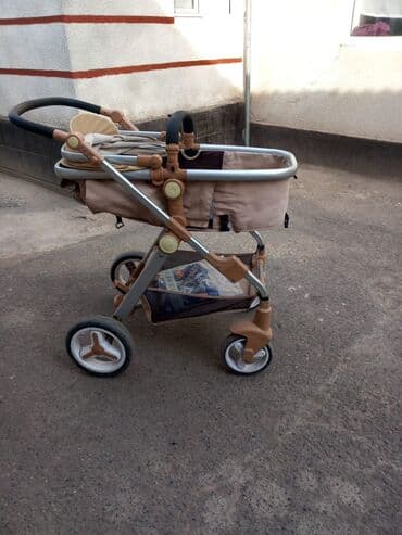 купить детский велосипед с ручкой от 1 года: Коляска, Б/у — 1