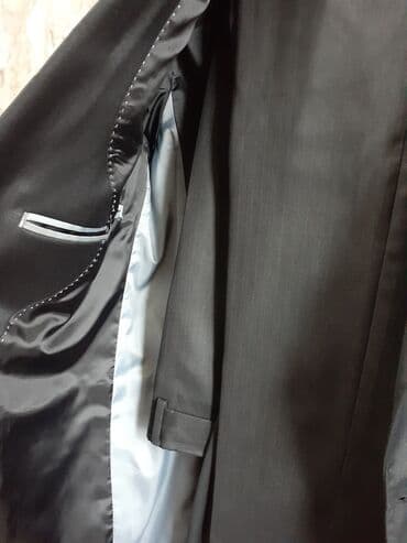 Эркектер кийими: Продаю мужской костюм. Цвет чёрный б/у как новый пару раз — 6