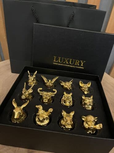 набор бокалов: Набор рюмок в подарочной коробке. Стопки перевертыши. 12 штук Стекло — 1