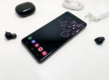 10x: Samsung Galaxy S20 Ultra, Б/у, 128 ГБ, цвет - Черный, 1 SIM, 2 SIM — 3