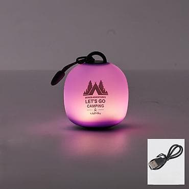 Мини-лампа-брелок WELLHIKE “Let’s Go Camping” - Компактный — 1