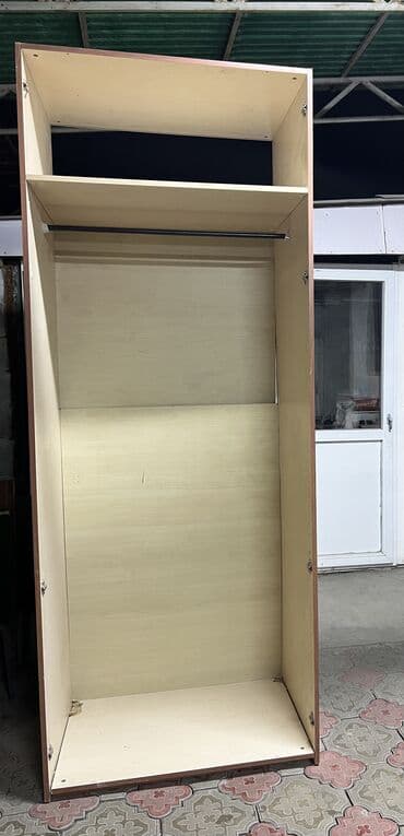 шкафы для дома бу: Шифоньер, Колдонулган, Түз, түсү - Күрөң, МДФ — 13