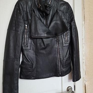leather jacket: Кожаная куртка Турция размер S имеются два замка снаружи и внутри — 6