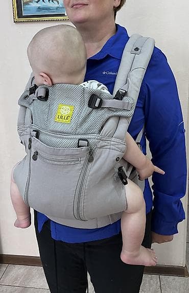 Эргономичный рюкзак-переноска LÍLLÉbaby (серый). США. Состояние - как