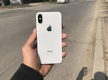 IPhone Xs, Б/у, 64 ГБ, Белый, 74 %