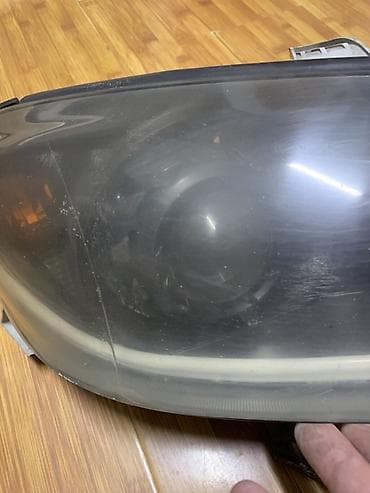 болуп: Алдыңкы фаралар комплектиси Toyota 2003 г., Колдонулган, Оригинал, Жапония — 9