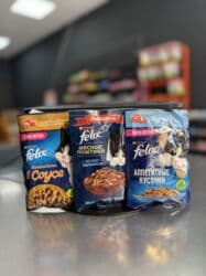 кошачий корм оптом: Сухой корм для взрослых кошек Purina Felix «Двойная вкуснятина» с — 4