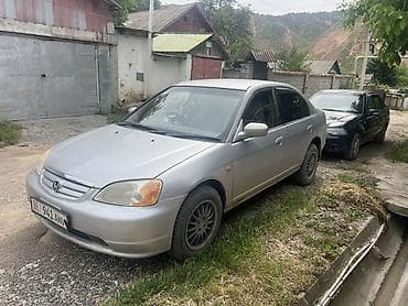 Транспорт: Honda Civic седан, поколение VII ( 2002 гг.), серебристый цвет — 8