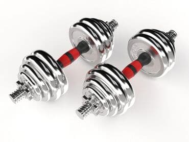 гантели наборные хромированные: Набор состоит из двух гантелей общим весом 30 кг. Каждая гантеля 15кг — 2