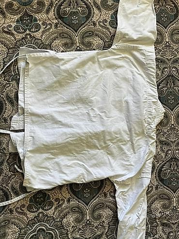 кимано карате: Кимоно для дзюдо/самбо/айкидо (куртка и штаны), белое. - — 4