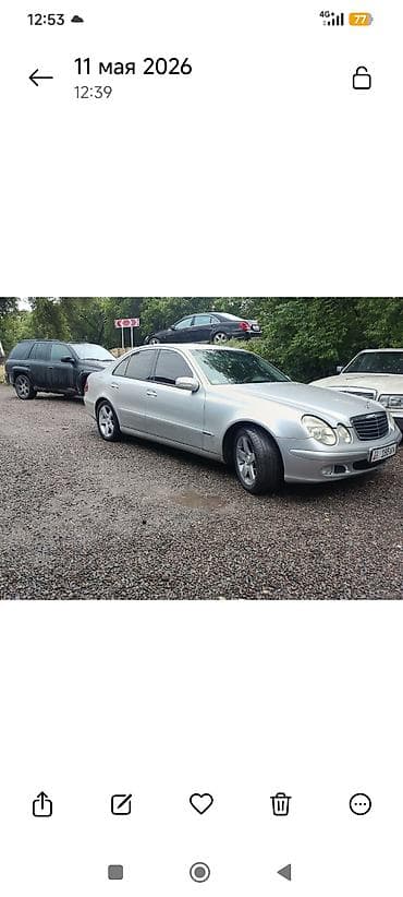 серая 2: Mercedes-Benz E-Class: 2002 г., 2.4 л, Автомат, Бензин, Седан — 2