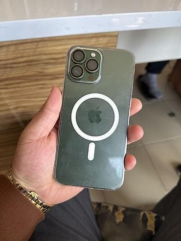 купить смарт часы в бишкеке: IPhone 13 Pro Max, 128 ГБ, Зеленый, Чехол, 100 % — 4