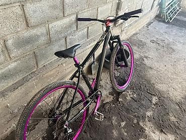 Детские велосипеды: Mtb pink состояние хорошее 9 скоростей тормоза гидравлический — 3