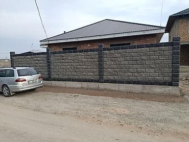 Заборы из пескоблока: Заборы из пескоблока — 6