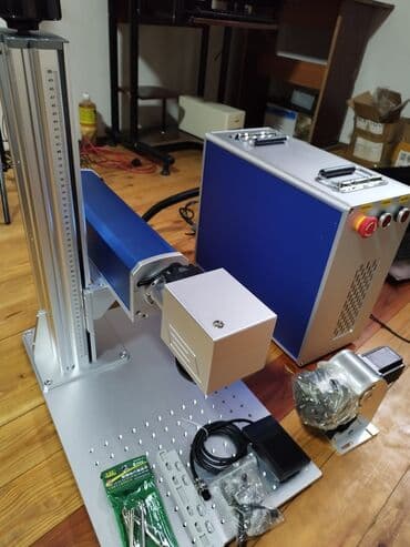 оборудование для сублимации на ткани: Оптоволоконный лазер Raycus Q 30 watt Размер рабочий площади 100/100мм — 6