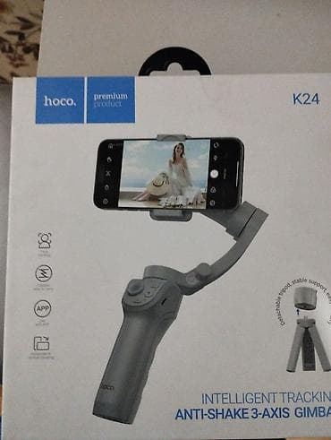 купить магнитофон в машину: Стабилизатор для смартфона Hoco K24 — 3-осевой антишэйк‑стедикам с — 2
