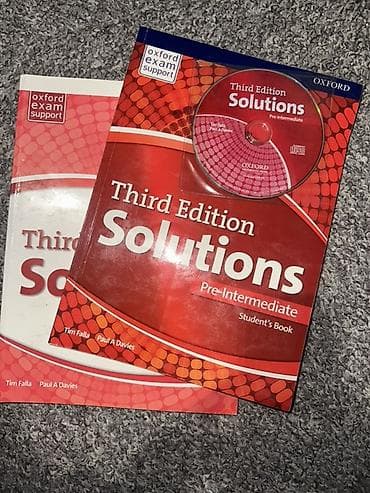 Учебники: Third Edition Solutions Pre-Intermediate — книга и рабочая тетрадь для — 1