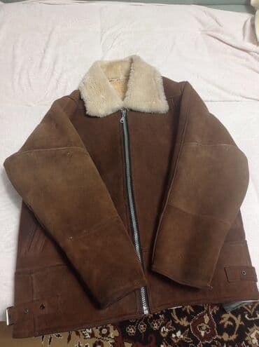 Куртки: Продаю дубленку,овчина, очень теплая,52 размер,мужская — 1