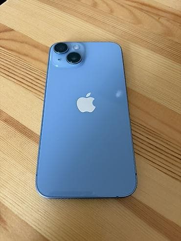 mini 4 pro: IPhone 14, Б/у, 128 ГБ, Синий, Коробка, 82 % — 2