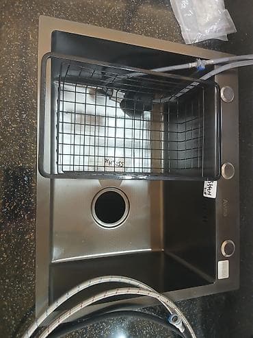 металллом: Умная кухонная мойка с многофункциональным смесителем и рабочей — 6