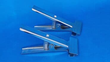 купить набор для работы с кожей: Зажим для настила. Зажим фиксирует ткань,не позволяя ей фалдить, тем — 2