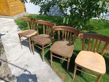 выкуп старой мебели: Венский стул, Б/у, Дерево, цвет - Коричневый — 2