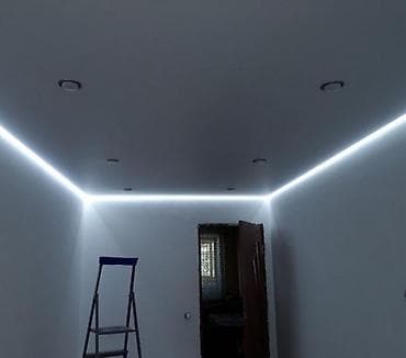 ремонт светодиодов: Натяжной потолок Матовое Монтаж — 6