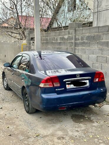 продажа авто в бишкеке и по всему кыргызстану: Honda Civic: 2002 г., 1.8 л, Механика, Бензиновая, Седан — 2