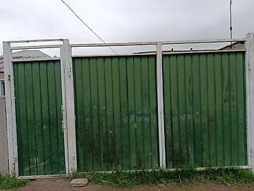 кавер толстый: Ворота распашные из профнастила с калиткой - Конструкция — 2