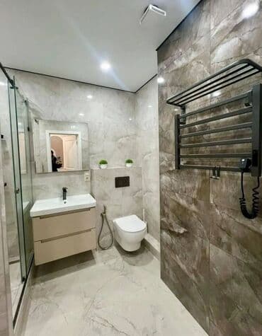 flat osh: 1 комната, 50 м², Элитка, 14 этаж, Евроремонт — 4