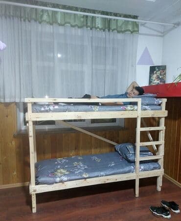 двухъярусная кровать норм: Ассолому алейкум!! Эки кабатуу кровать жасайбыз таза сыйда жыгачтан — 10