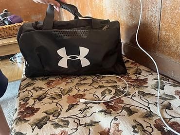 Аксессуарлар: Спортивная сумка Under Armour (дуффл) - Цвет: черный, крупные — 1