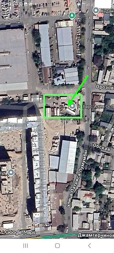 Производственная площадка на карте (спутниковый снимок Google Maps)