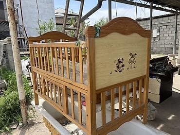 кравать дет сад: Детская деревянная люлька б/у хорошем состоянии. В подарок большие — 1