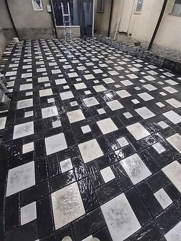 крыша дом: Тротуарная плитка и работы по мощению - Виды рисунков и раскладок — 6