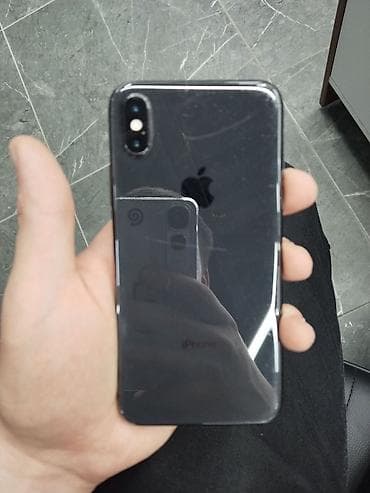 iphone ix: IPhone X, Б/у, 256 ГБ, Серебристый, Кабель, 100 % — 6