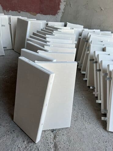 стенный пластик: Элегантная стеновая панель из Сарыташ молочно-белого цвета. Отличается — 4