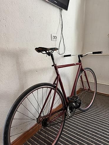 lada largus: Городской фикс/сингл-спид велосипед - Рама из стали, классическая — 4