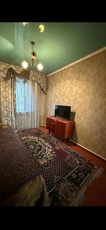 бишкек 1 комната: 60 м², 4 бөлмө, Чогуу жашоосу жок — 5