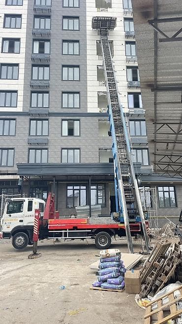Услуга: подъём строительных материалов и мебели автолифтом