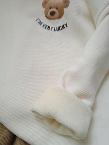 Балдардын кийим-кечелери жана бут кийимдери: Комплект, түсү - Саргыч боз — 6