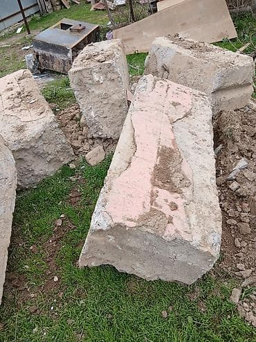 крыша жабуу: Железобетонные блоки (фундаментные/балочные) - Материал: тяжелый — 2