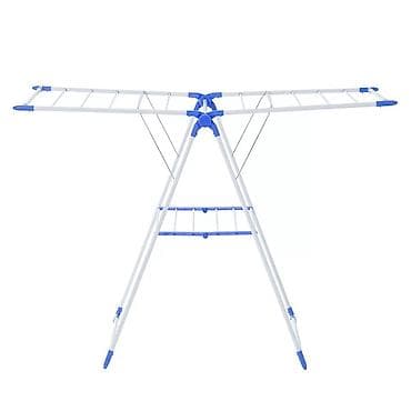 раскладная сушилка для белья: Сушилка, цвет - Серый, Новый — 1