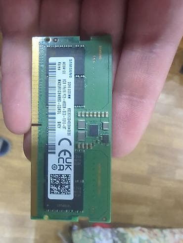 оперативка на ноутбук: Оперативная память, Б/у, Samsung, 8 ГБ, DDR4, Для ноутбука — 1